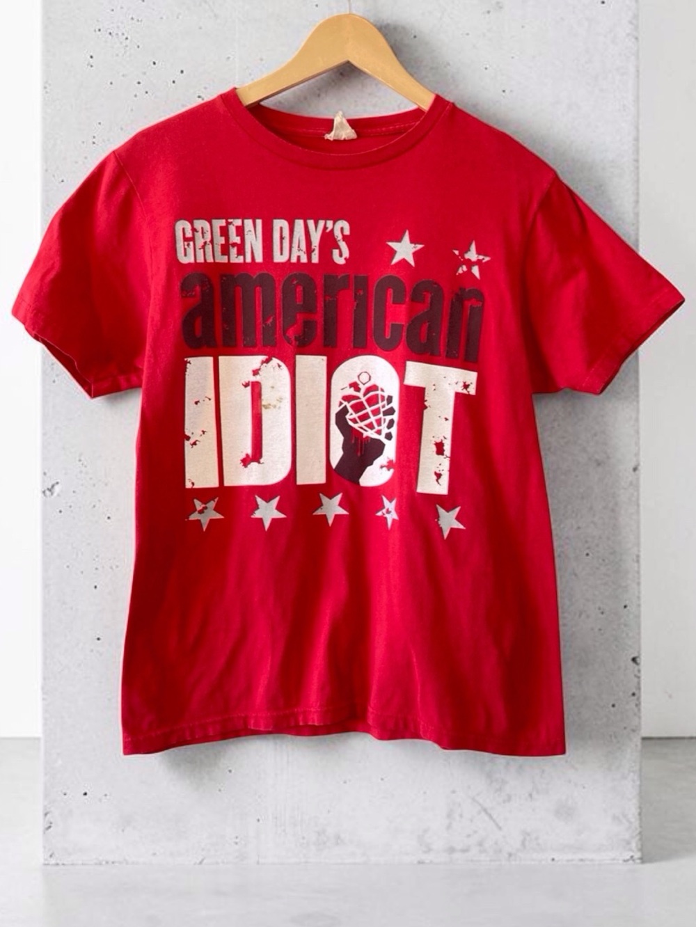 Vintage Green Day American Idiot NYC Graphic Tee Bay Island 2000s